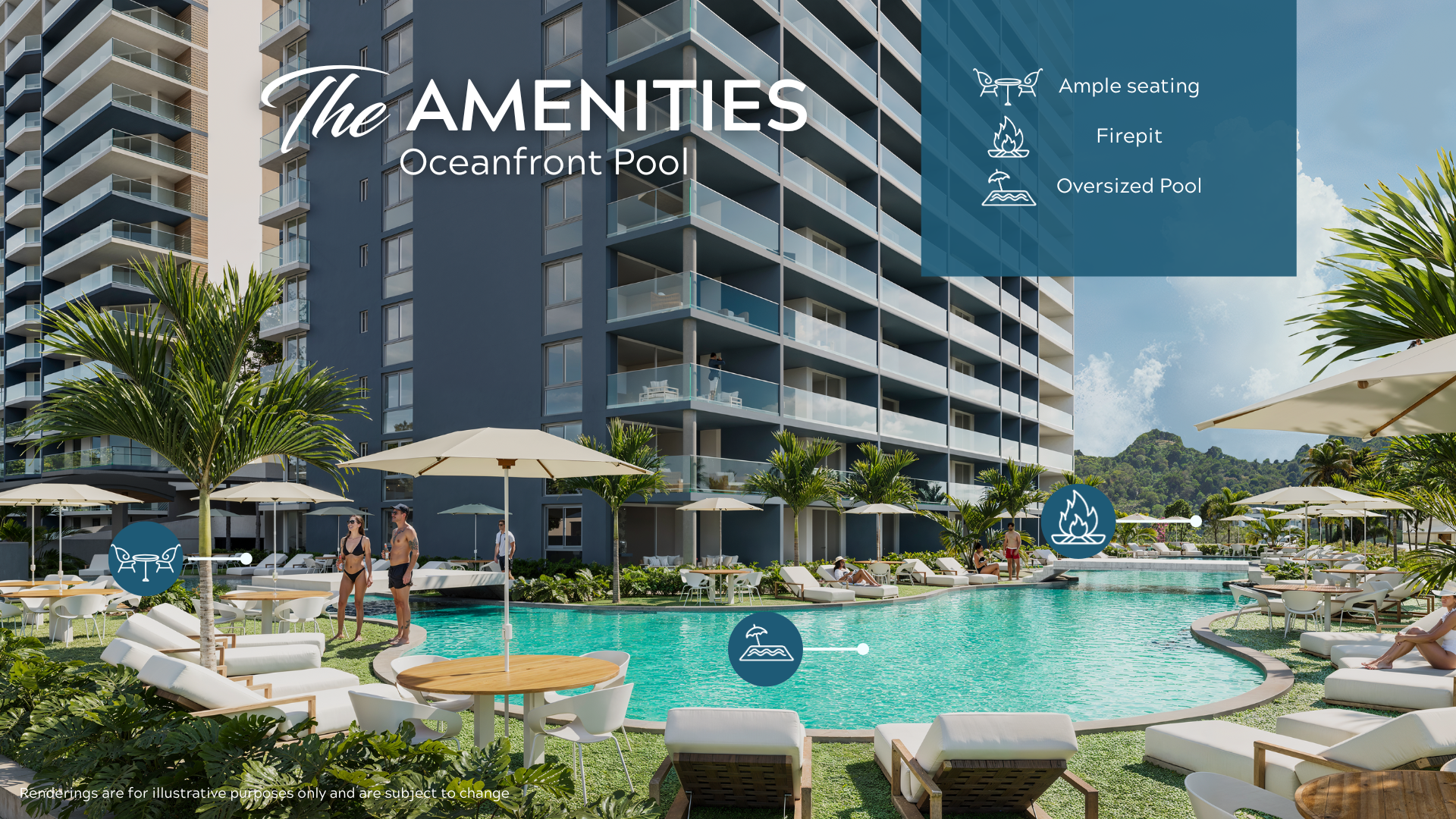 oceanfront pool coastal point amenities